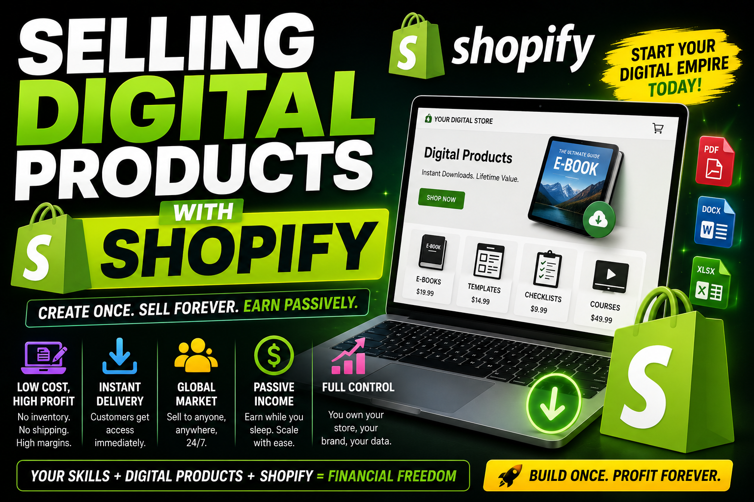 Selling Digital Products with Shopify