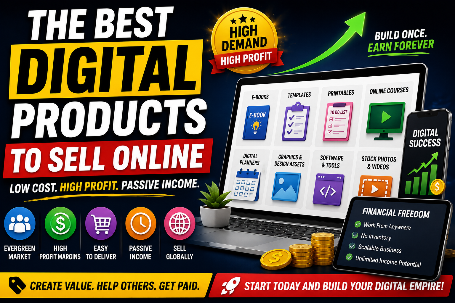 The Best Digital Products to Sell Online